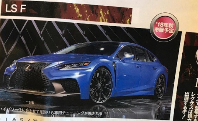 lexus might have a high performance ls f in the works