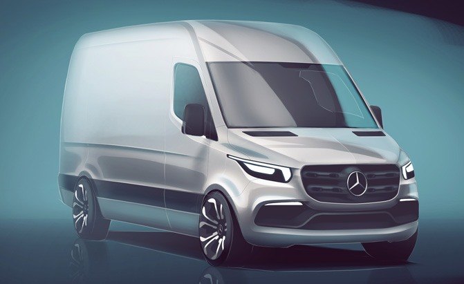Mercedes Teases New Sprinter Sporting an Updated Look