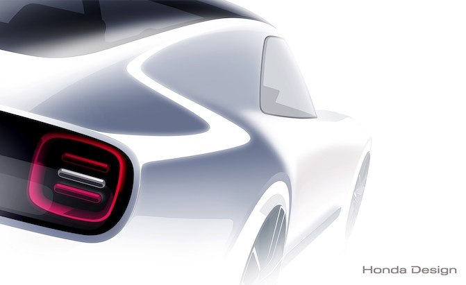 Honda Has Teased a Lovely Little EV Sports Car Concept