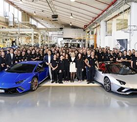 Lamborghini Has Built 7,000 Aventadors and 9,000 Huracans