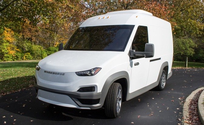 All-Electric Delivery Van Has a Built-in Drone