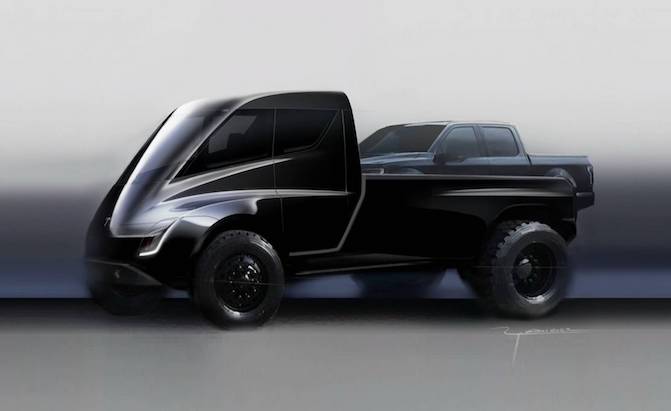 A Tesla Pickup Was Also Shown During Semi Presentation