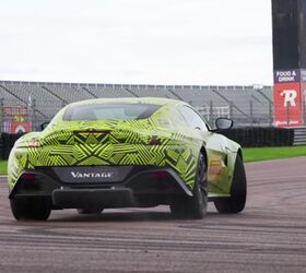 Watch Max Verstappen Drift the New Aston Martin V8 Vantage
