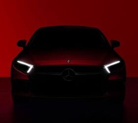 mercedes benz cls teases its front end ahead of debut