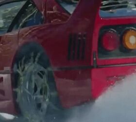 Watch This Driver Drift a Ferrari F40 in the Snow Like a Hero