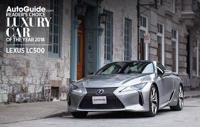 Lexus LC500 Wins 2018 AutoGuide.com Reader's Choice Luxury Car of the Year Award
