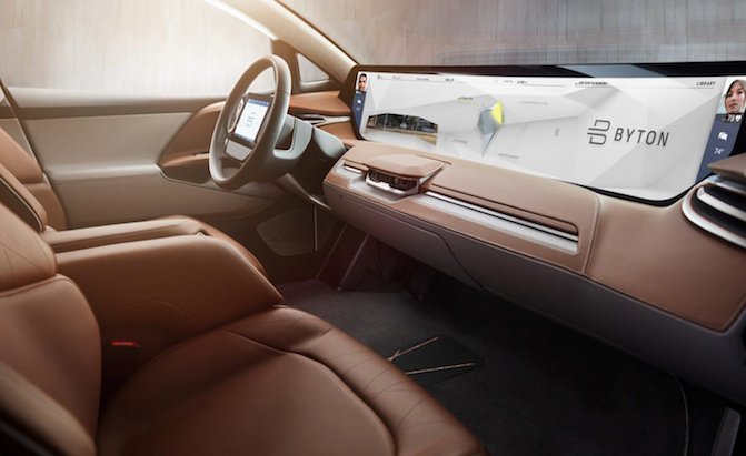 byton suv concept debuts at ces ahead of us arrival in 2020