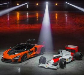 McLaren Christens New Factory by Doing Donuts in Senna Road Car