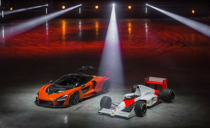 McLaren Christens New Factory by Doing Donuts in Senna Road Car