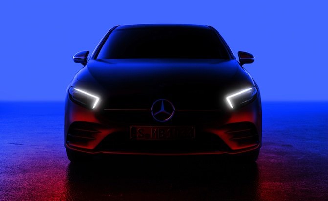 Mercedes-Benz A-Class Teased Ahead of Debut on Feb. 2nd