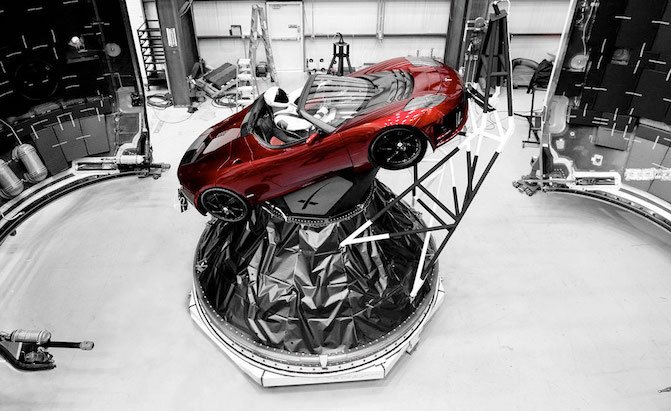 Elon Musk Launches Tesla Roadster Into Space, Streams Live Views of 'Starman'