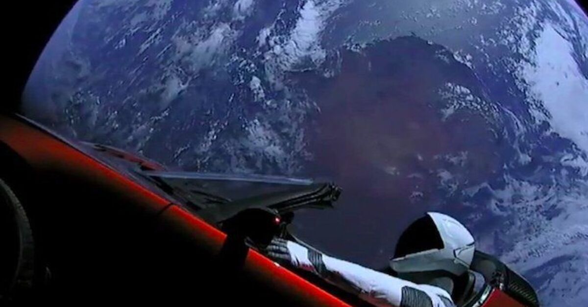 Tesla Still In Space Musk Tesla Space