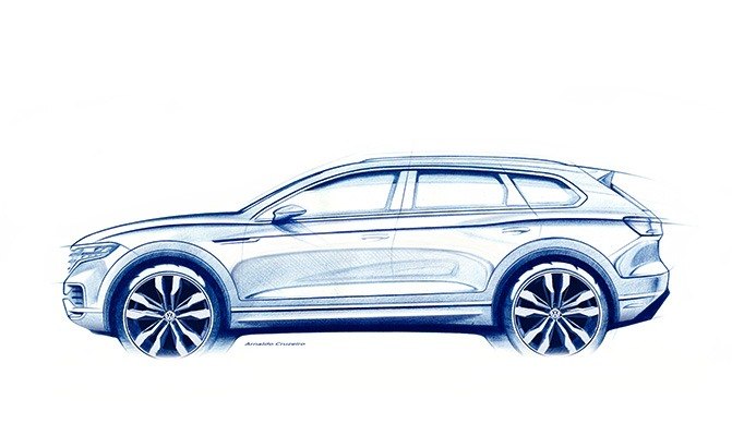 VW Previews Next-Gen Touareg That Isn't Coming to the US