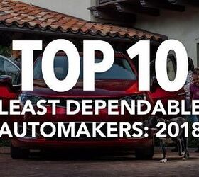 top 10 least dependable automakers 2018 j d power