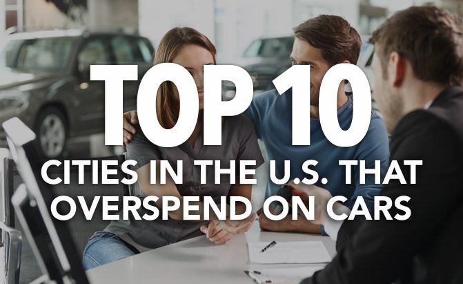 Top 10 Cities in the US That Overspend on Cars