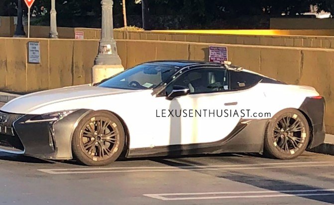 Possible Lexus LC F Prototype Photographed in California