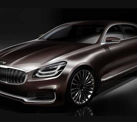 New Kia K900 Previewed in Official Design Sketch