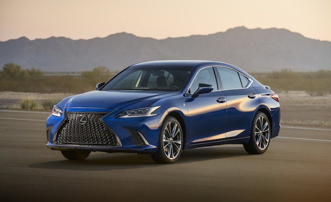 2019 lexus es arrives with sportier looks available hybrid model