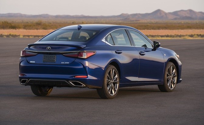 2019 lexus es arrives with sportier looks available hybrid model