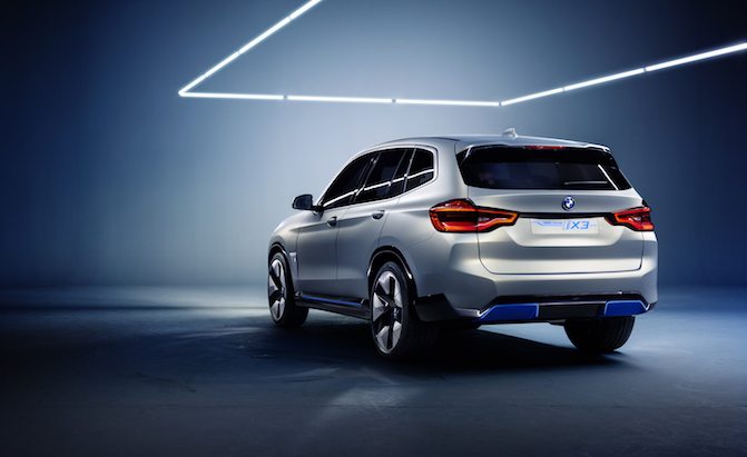 electric bmw ix3 has 270 hp and 249 miles of range