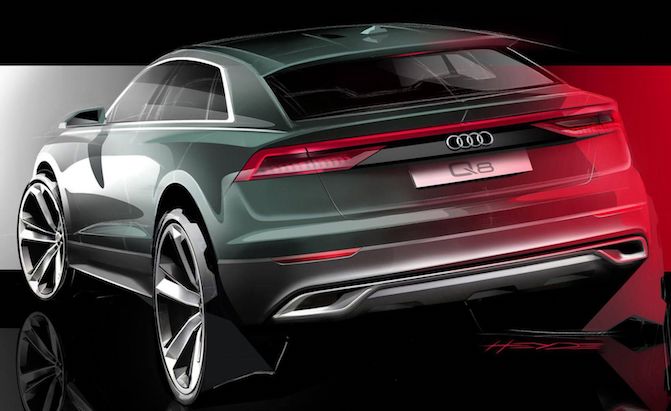 Audi Q8 Previewed in New Design Sketch