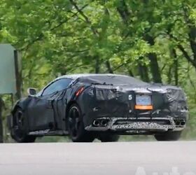 video mid engine corvette takes off from stop lights