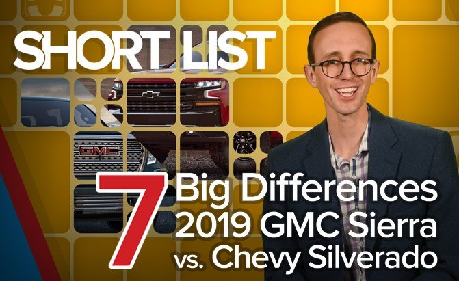 7 Differences Between the 2019 GMC Sierra and Chevrolet Silverado: The Short List