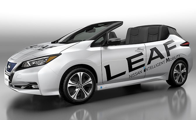 the nissan leaf convertible is real and we don t know why