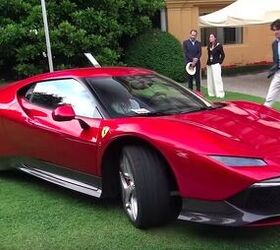 video up close and personal with the gorgeous ferrari sp38