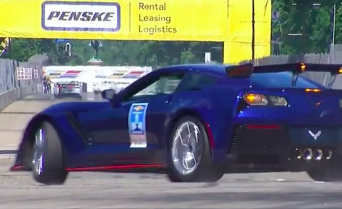 2019 Corvette ZR1 Pace Car Crashes, GM Blames Perfect Conditions