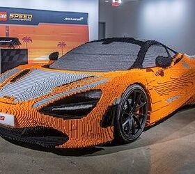 full size lego mclaren 720s weighs more than the real thing