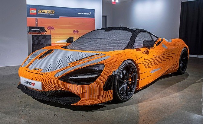 Full-Size LEGO McLaren 720S Weighs More Than the Real Thing