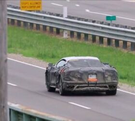 Watch the Mid Engine Corvette Accelerate Hard From a Stop