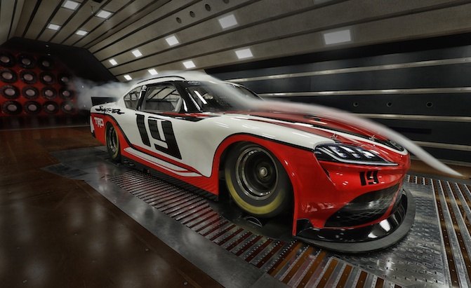 The NASCAR Toyota Supra's Big Nose Actually Makes It Faster