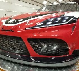 the nascar toyota supra s big nose actually makes it faster