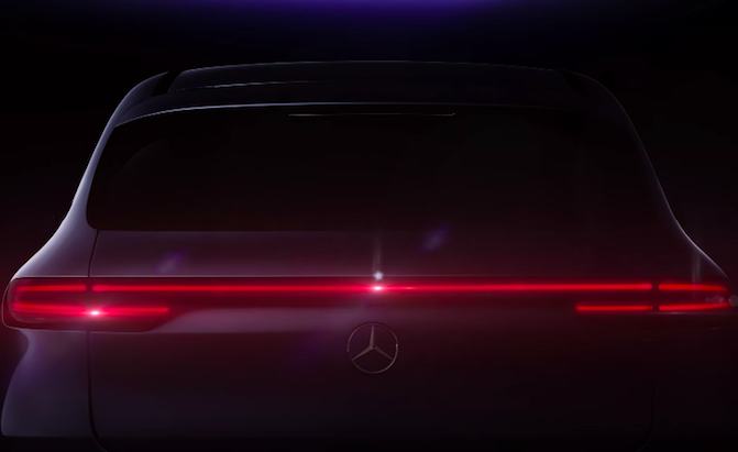 Mercedes-Benz EQ C Shows Us Its, Uh, 'Mystic Rear'