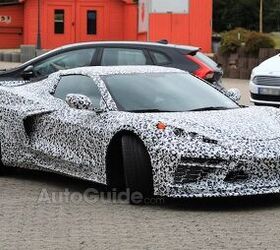 mid engine corvette spotted with stingray badge inside