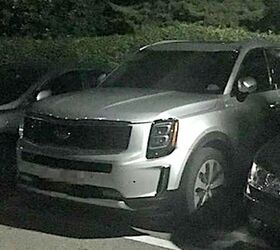 Kia Telluride Three Row SUV Caught Completely Uncovered