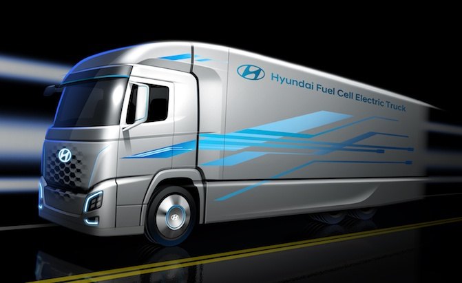Hyundai to Launch Fuel Cell Electric Semi Truck in 2019