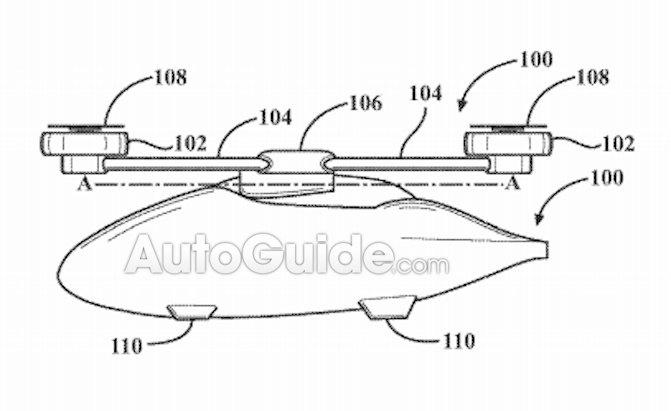 Toyota Patents a Helicopter Car With Wheels That Double as Rotors