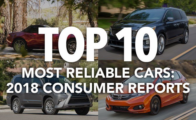 top 10 most reliable cars 2018 consumer reports