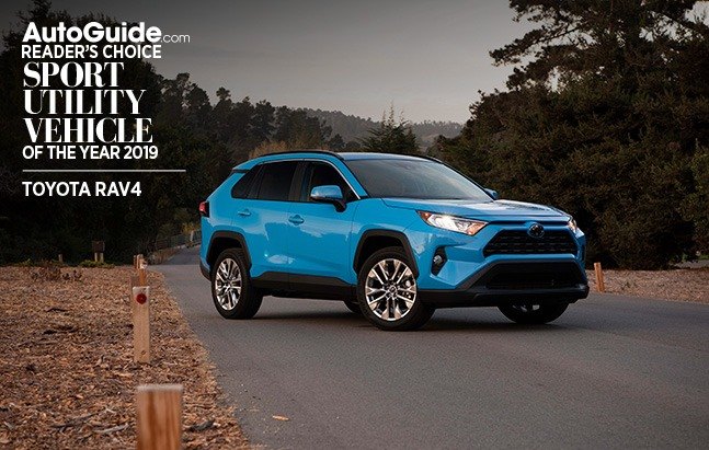 toyota rav4 voted as 2019 autoguide com reader s choice suv of the year