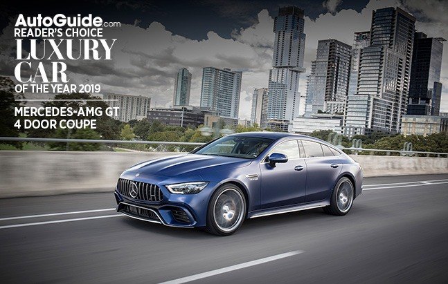 Mercedes-AMG GT 4 Door Coupe Wins AutoGuide.com 2019 Reader's Choice Luxury Car of the Year