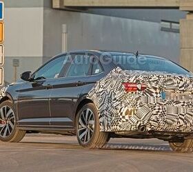 jetta gli spied testing at the nurburgring