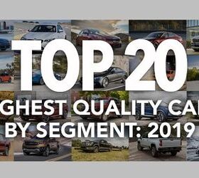 Top 20 Highest Quality Cars by Segment: 2019