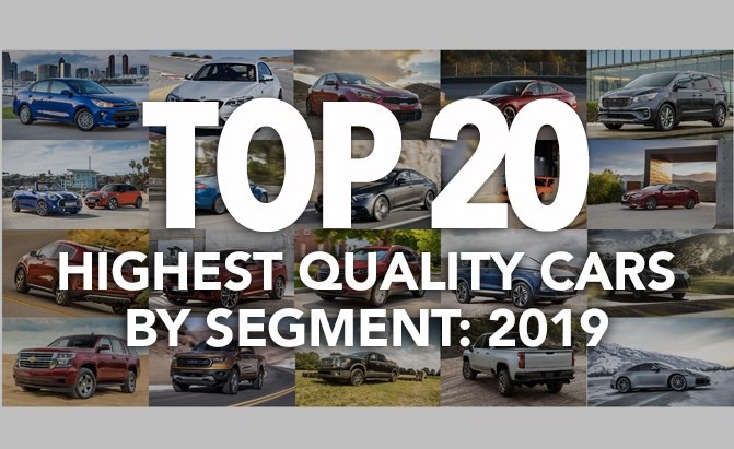 Top 20 Highest Quality Cars by Segment: 2019 | AutoGuide.com