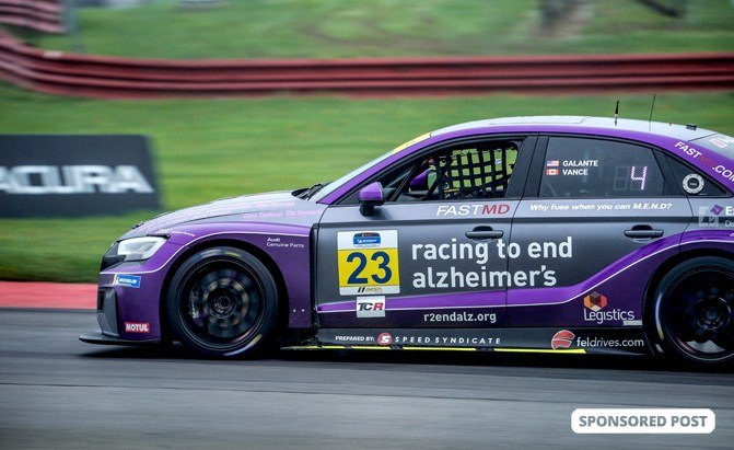 This Audi RS3 is Racing to End Alzheimer's and You Can Help