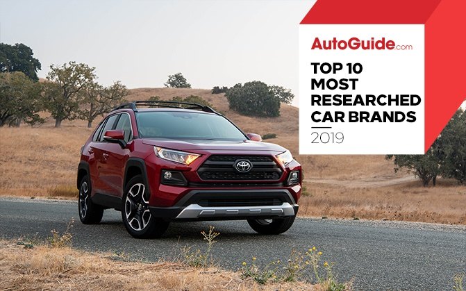 AutoGuide.com's Most-Researched Car Brands of 2019