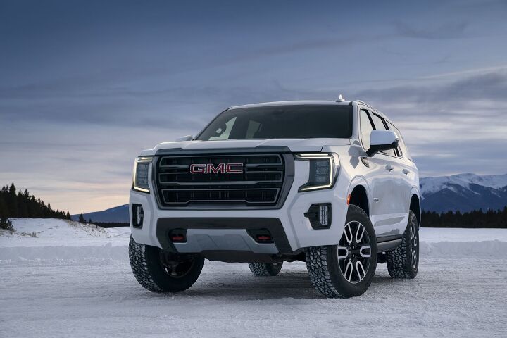 2021 gmc yukon revealed blocky new looks and available at4 trim