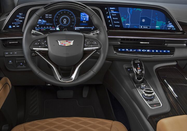 cadillac unveils 2021 escalade with 420 hp curved oled screen and 36 speaker sound